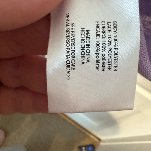 The Limited Purple Lace Sleeve Tee - Picture 3 of 4